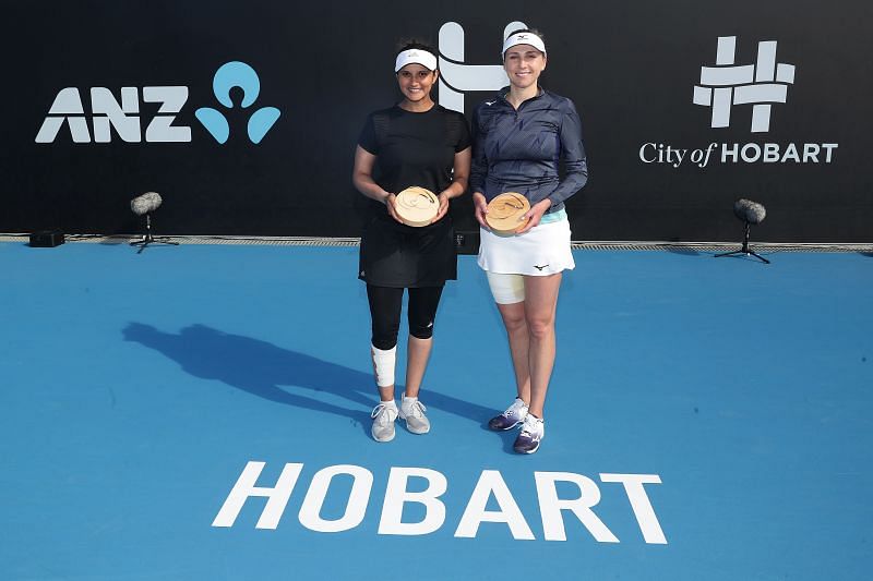Sania won the Hobart International with partner Nadiia Kichenok this year.