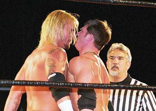 CM Punk facing-off AJ Styles in ROH