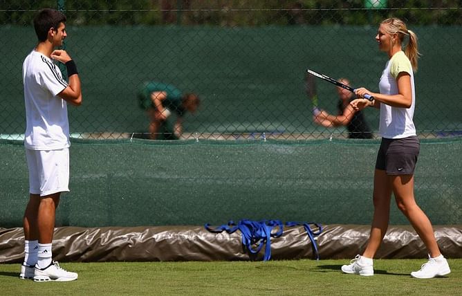 Novak Djokovic had a fanboy moment the first time he met Maria Sharapova