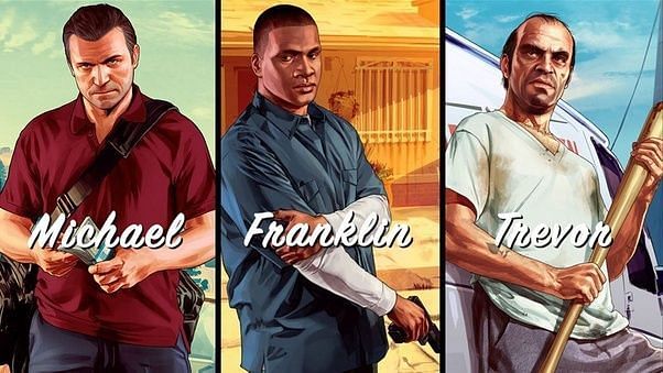 The 3 Main Characters in GTA 5