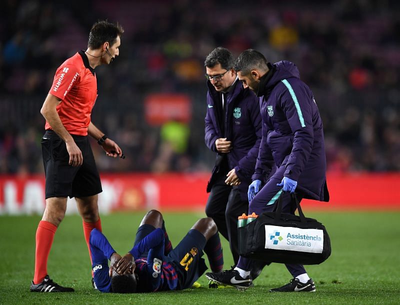 Barcelona has not had the best luck with injuries