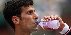 Novak Djokovic has made it a habit to drink only warm water