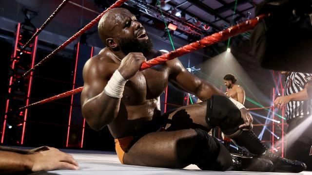 Apollo Crews suffered a knee injury last week