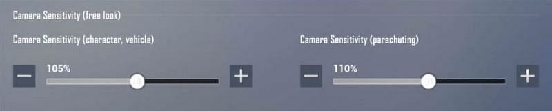 Camera Sensitivity (free look)