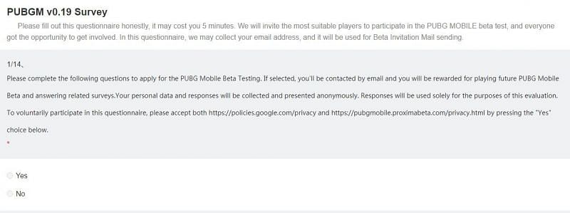 PUBG Mobile 0.19.0 Beta Update