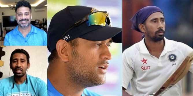 Wriddhiman Saha reveals MS Dhoni's influence on career