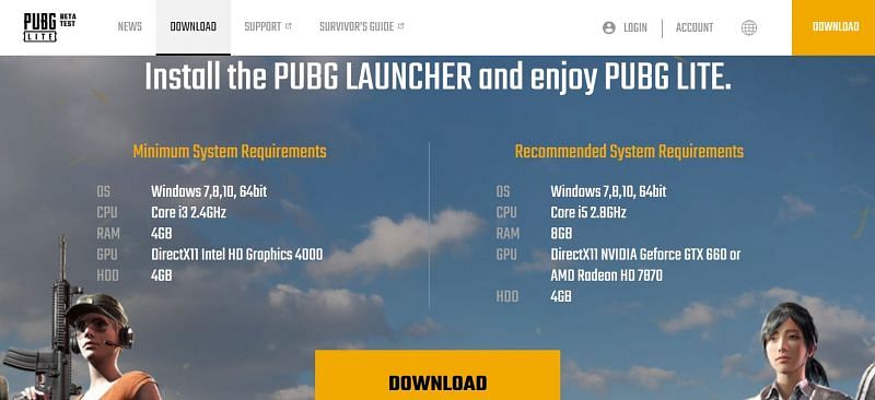 PUBG Lite System Requirements - Can I Run It? - PCGameBenchmark