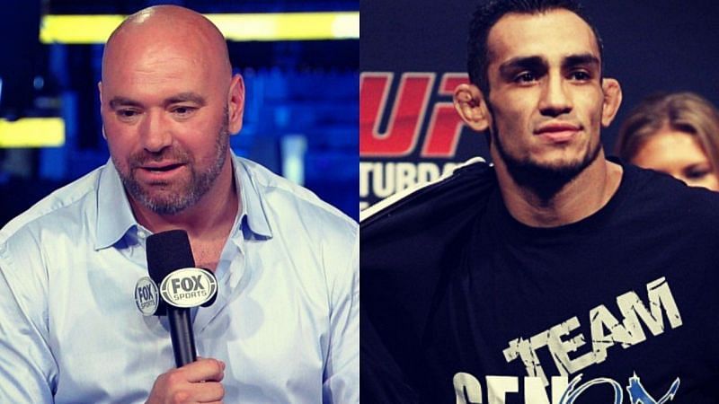 Dana White and Tony Ferguson (image courtesy - youtube.com)