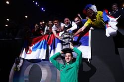 Novak Djokovic taken by surprise as fans sing 'Happy birthday' during practice