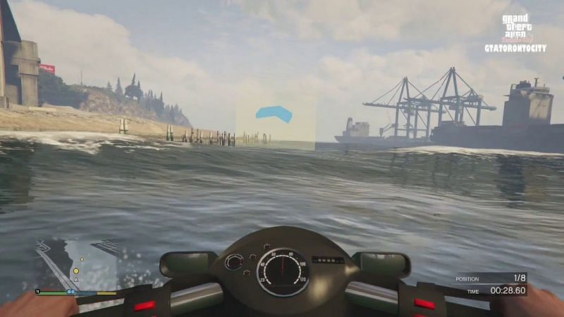 Los Santos sea race. Image: YouTube