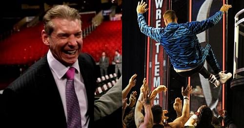 Vince McMahon and Rob Gronkowski.