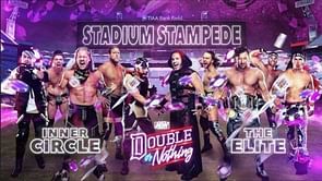 Chris Jericho unveils "Inner Circle" helmet ahead of tonight's AEW's Stadium Stampede Match