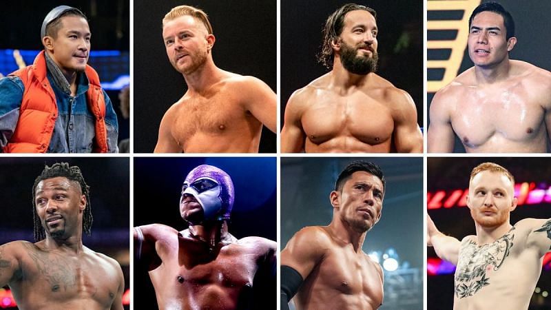 These eight superstars were in the tournament to crown the Interim Cruiserweight Champion.
