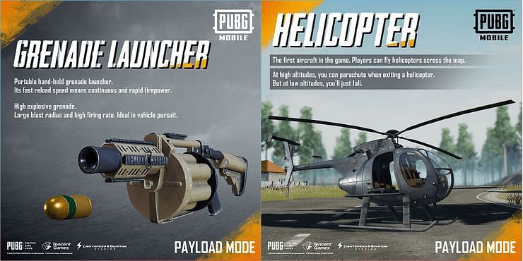 PUBG Mobile Grenade Launcher, picture credits: version weekly