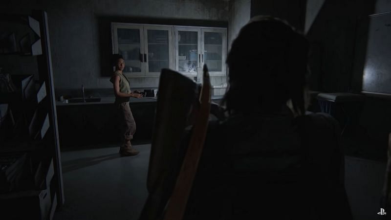 Ellie confronting Nora and asks her if she remembers her.