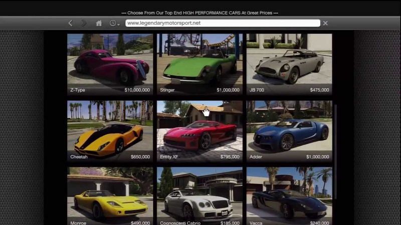 Legendarymotorsport.com in GTA 5