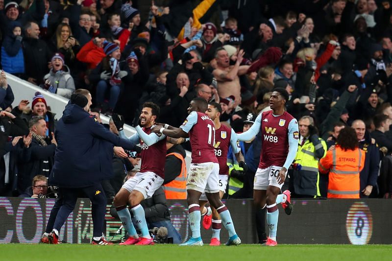 Aston Villa beat Leicester over two legs to reach the Carabao Cup Final, one Maddison remembers