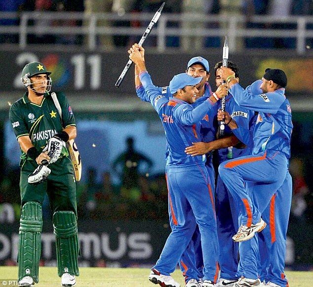सेमीफाइनल मुकाबले में जीत हासिल करने के बाद भारतीय टीम