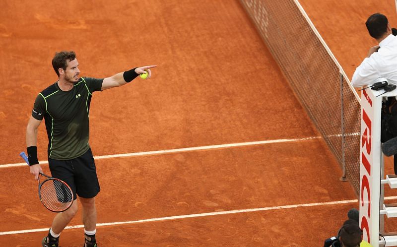 Andy Murray was on an unbeaten streak on clay in 2015 ahead of the final