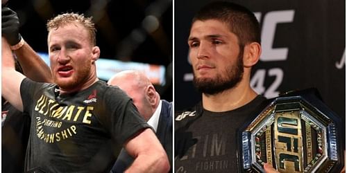 Justin Gaethje and Khabib Nurmagomedov