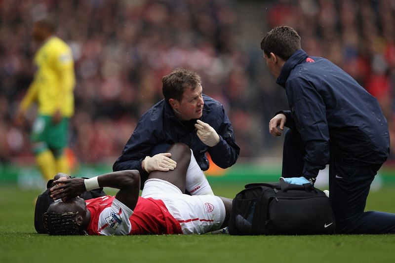 Bacary Sagna struggled with injuries throughout his Arsenal career