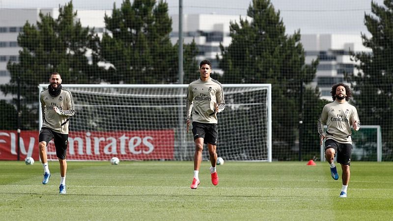 Real Madrid players returned to training in recent weeks