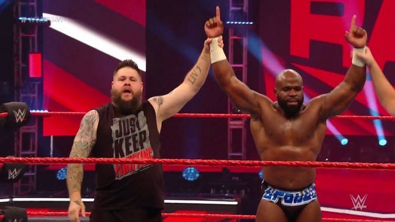 Will Kevin Owens help Apollo Crews beat Andrade?