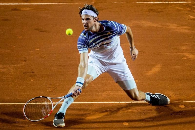 Dominic Thiem played his first match on a clay-court since the Rio Open