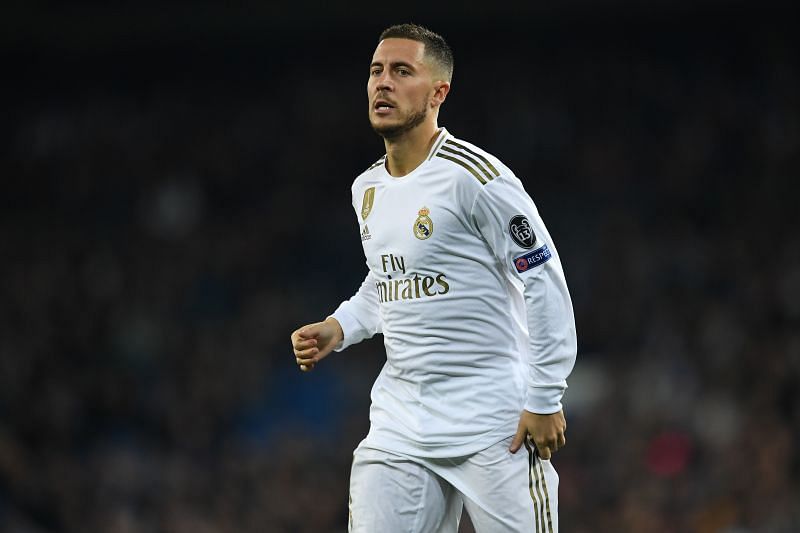 Eden Hazard in action for Real Madrid