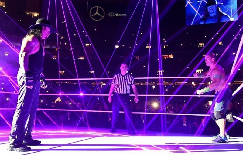 The Undertaker squashed John Cena at WrestleMania 34