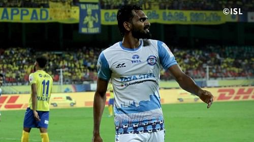 CK Vineeth played the 2019-20 ISL season at Jamshedpur FC (Image credits: ISL)