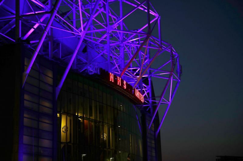 COVID-19 Lockdown: Old Trafford remains in the dark. 