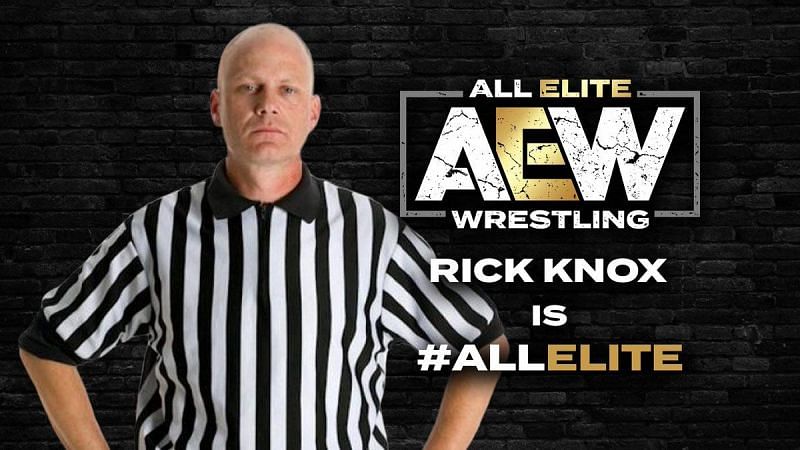 Rick Knox is the senior referee in All Elite Wrestling.