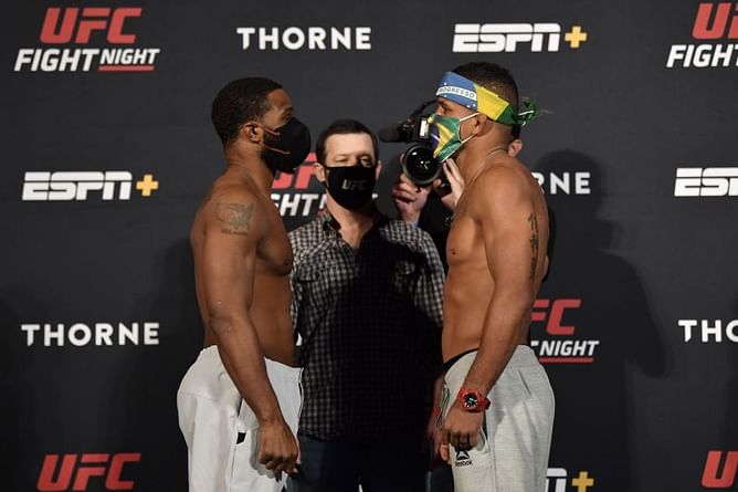 UFC on ESPN: Woodley vs. Burns weigh-in results; Brok Weaver misses weight