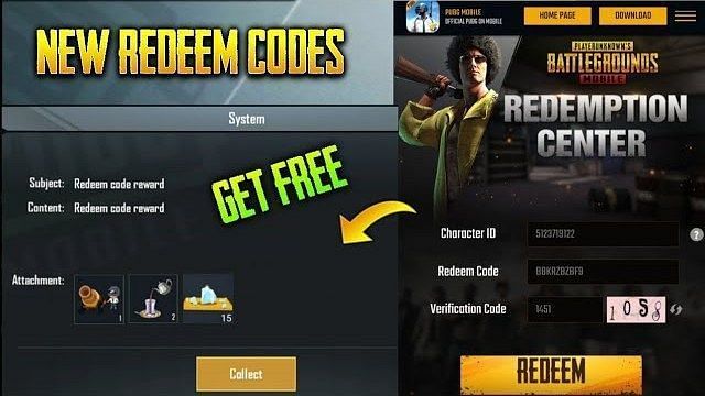 PUBG Mobile free popularity redeem code (Image Credits: Tech Tube)