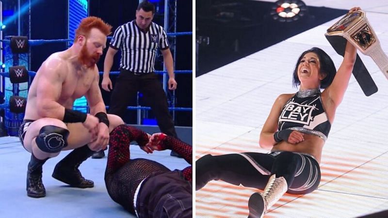 Sheamus and Bayley had very contrasting nights on SmackDown