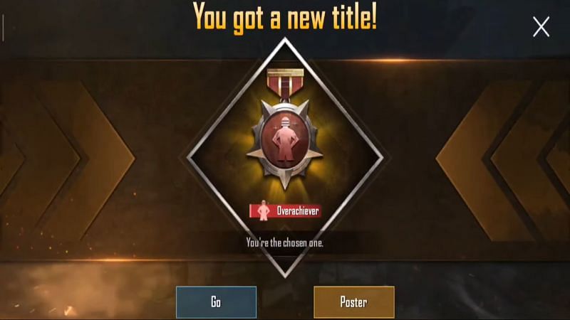 PUBG Mobile: How to get Overachiever title in PUBG Mobile