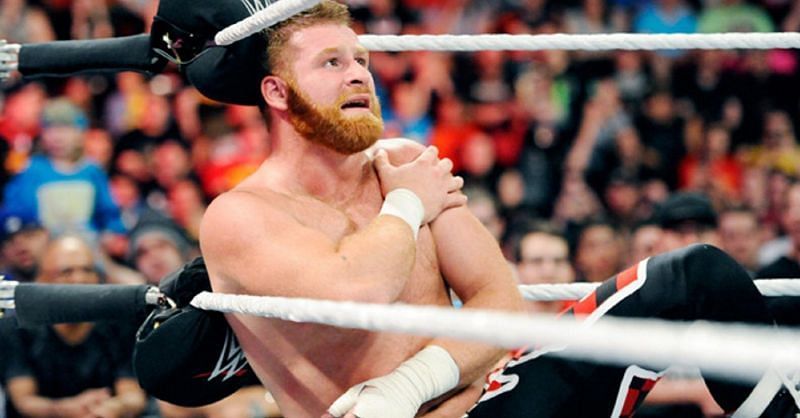 Sami Zayn had won the title from Braun Strowman at Elimination Chamber in March