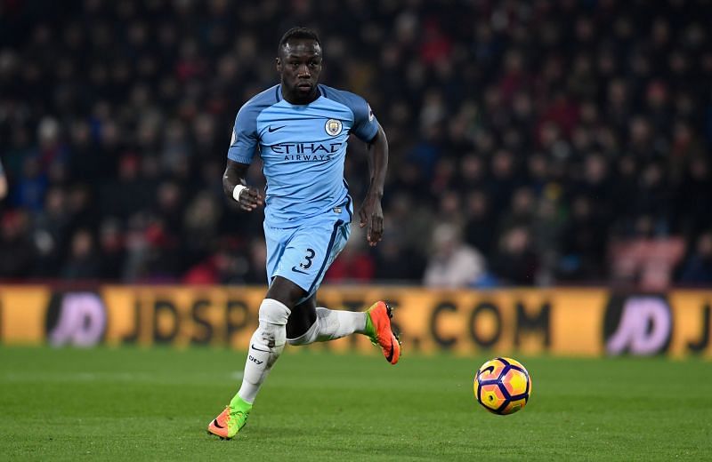 Sagna making a marauding run with ball