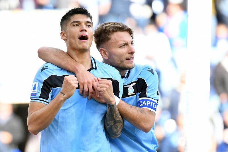 Ciro Immobile and Joaquin Correa