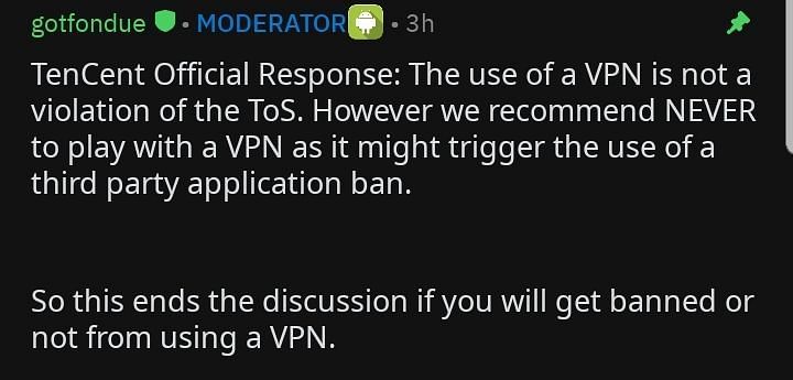 VPN in PUBG Mobile: Is it legal?