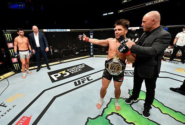 Henry Cejudo retired moments after retaining his title.