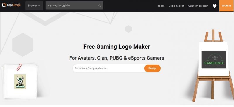 Free Gaming Logo Maker - Avatars, PubG, eSports & more