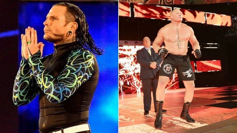 Jeff hardy pitched an idea for his 2002 match with Brock Lesnar that was rejected