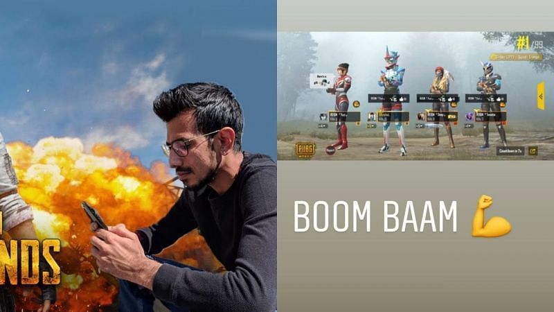 Yuzvendra Chahal (L) is known to be a fan of PUBG Mobile