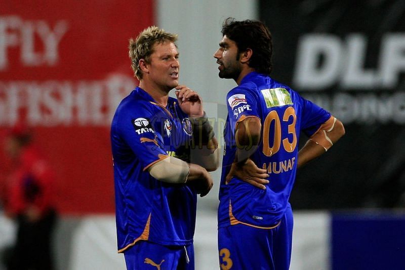 Munaf Patel was one of RR&#039;s star bowlers in IPL 2008
