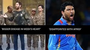 Indian cricket team members slam Shahid Afridi over PM Modi comments