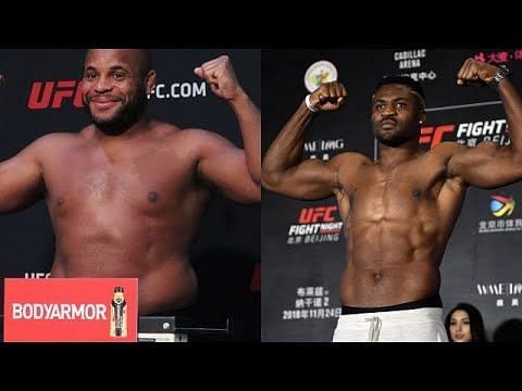 Daniel Cormier and Francis Ngannou (image courtesy - youtube.com)