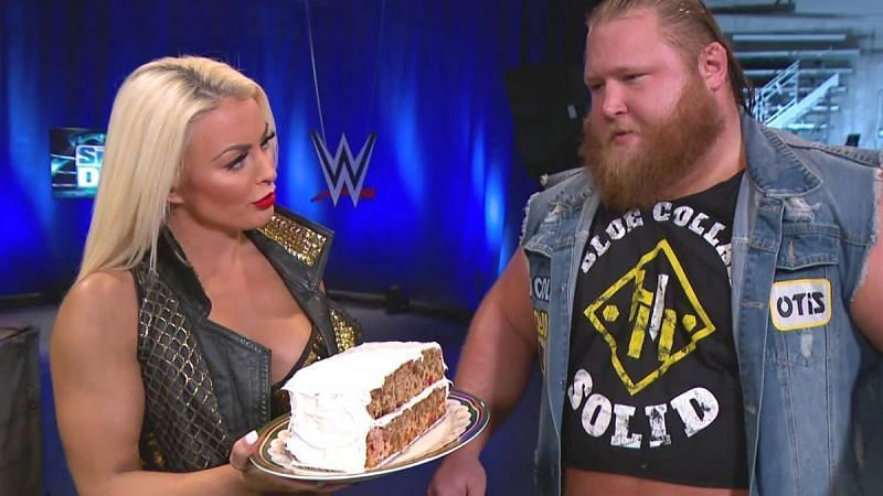 Otis was clearly smitten with Mandy Rose from their very first encounter