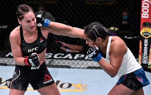 Cynthia Calvillo outpointed Jessica Eye in last night's main event at UFC Fight Night 172